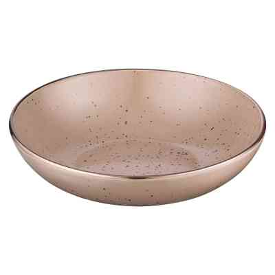 Тарілка Ardesto Emilia, 820мл, 20см, кераміка, коричневий (AR0820EBR) Вінниця