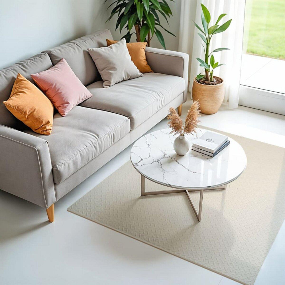Напольное двустороннее покрытие CREAM and BEIGE 60*60cm*2cm (D) SW-00001846 Днепр - изображение 10