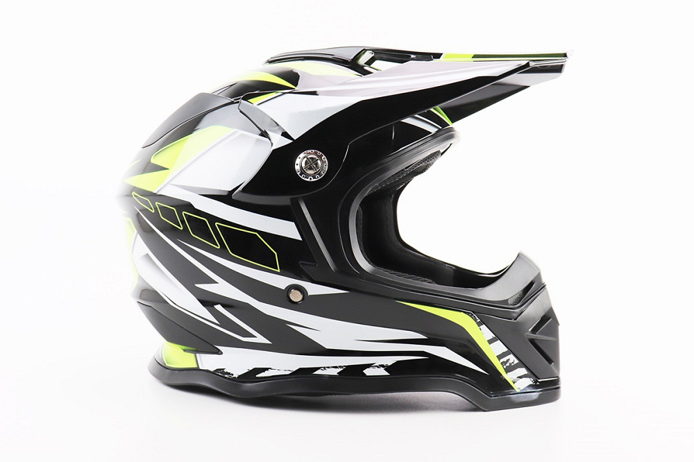 Шолом кросовий/ендуро/АТV BLD-819-7 L (59-60см), ЧОРНИЙ/НЕОНОВО-ЖОВТИЙ Київ - фото 3