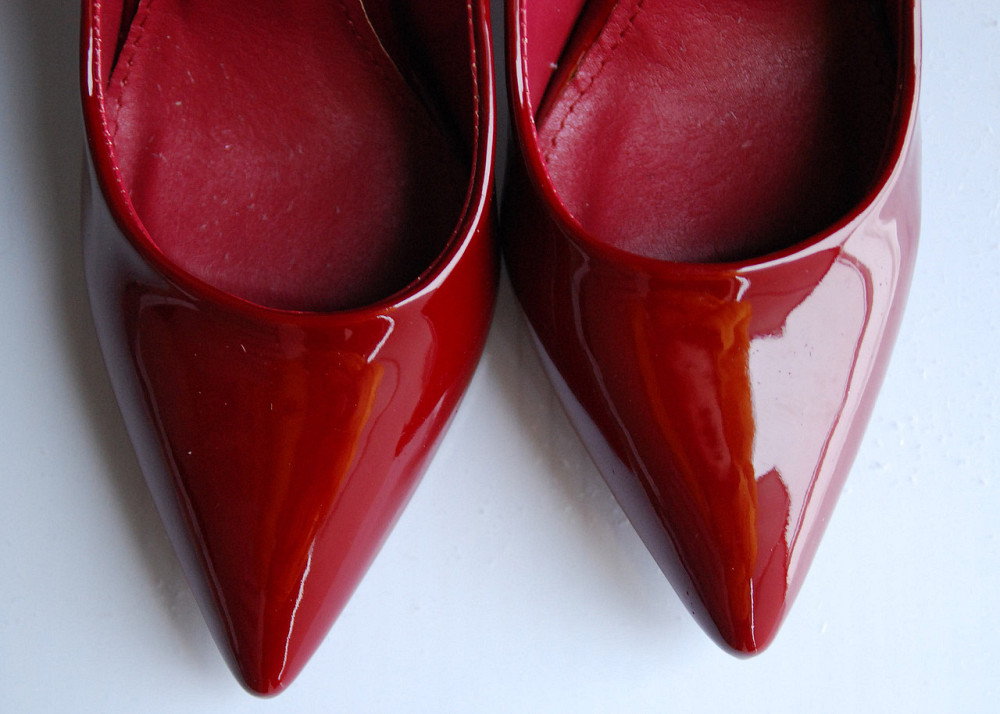 Comer Туфлі жіночі COMER бордові екоклак каблук 11 см (37р.-24 см, (2398) Коломия - фото 4