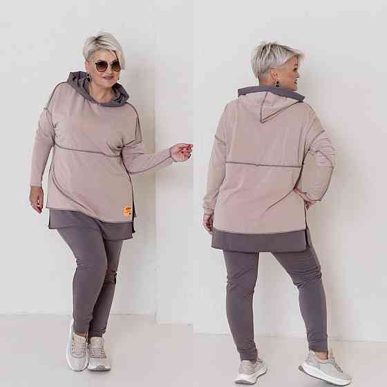 Женский прогулочный костюм двунитка Шоколад, 48/52 Одесса