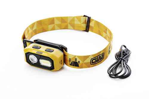 LED фонарь налобный (аккумулятор Li-ion 3.7V 1450 мАч ) с сенсором Тесла СИЛА Киев