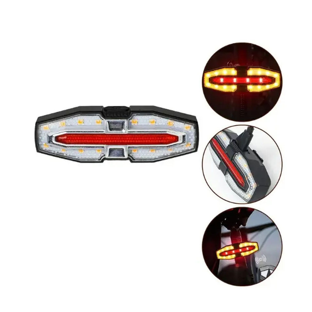 Подарунковий набір для велосипедиста Задній стоп із поворотниками та потужна велофара із сигналом на пульт Бровари - фото 8