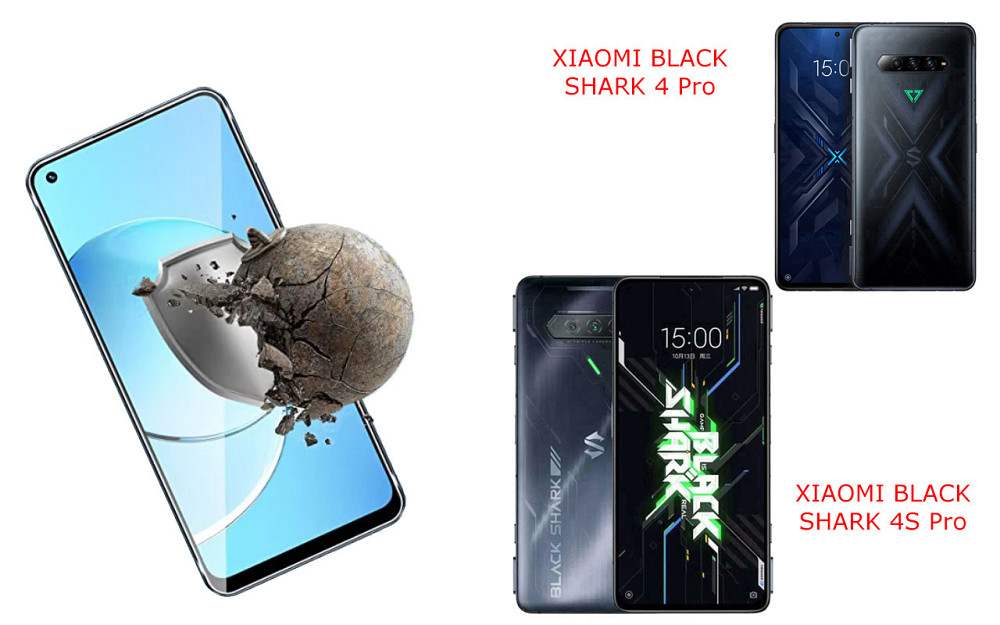 Защитное стекло DefenzoGlass для XIAOMI BLACK SHARK 4 Pro, 4S Pro – двойная прочность Киев - изображение 3