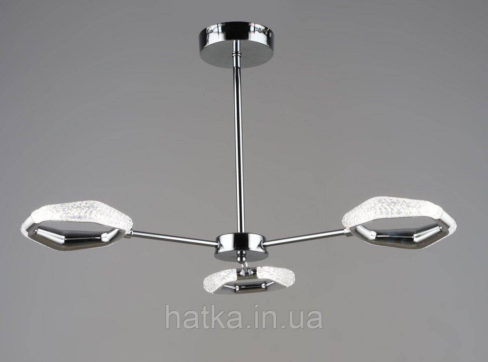 Люстра подвесная светодиодная Sirius B YH1304/3 CH 18W хромовая Киев - изображение 1