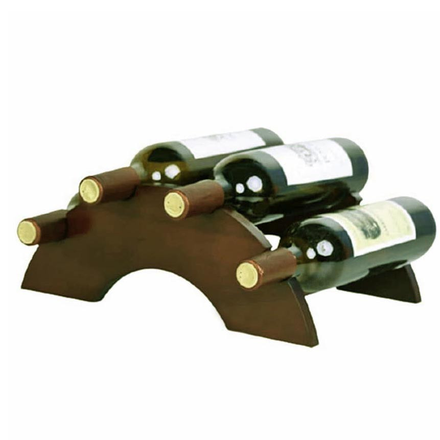 Настільна винна полиця "Енслі 4" капучино Миколаїв - фото 1