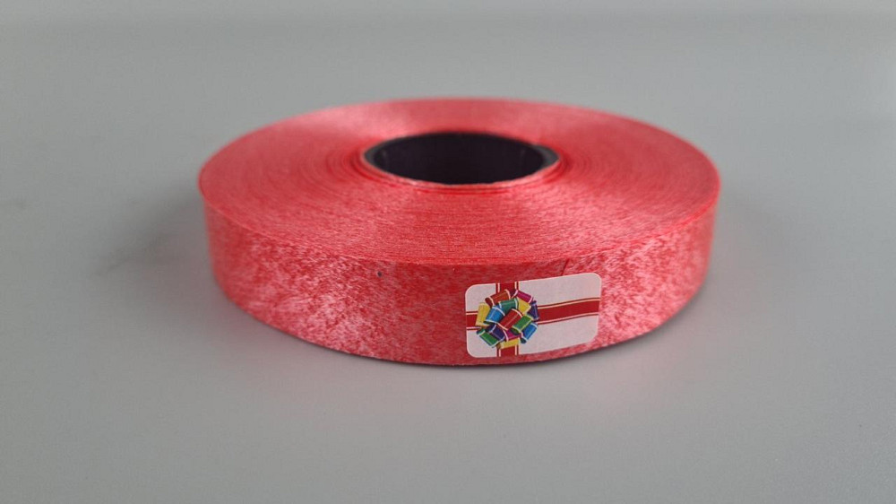 Стрічка поліпропіленова для повітряних куль і подарунків 2 см х 100 ярдів червона (1 пачка) Харків - фото 2