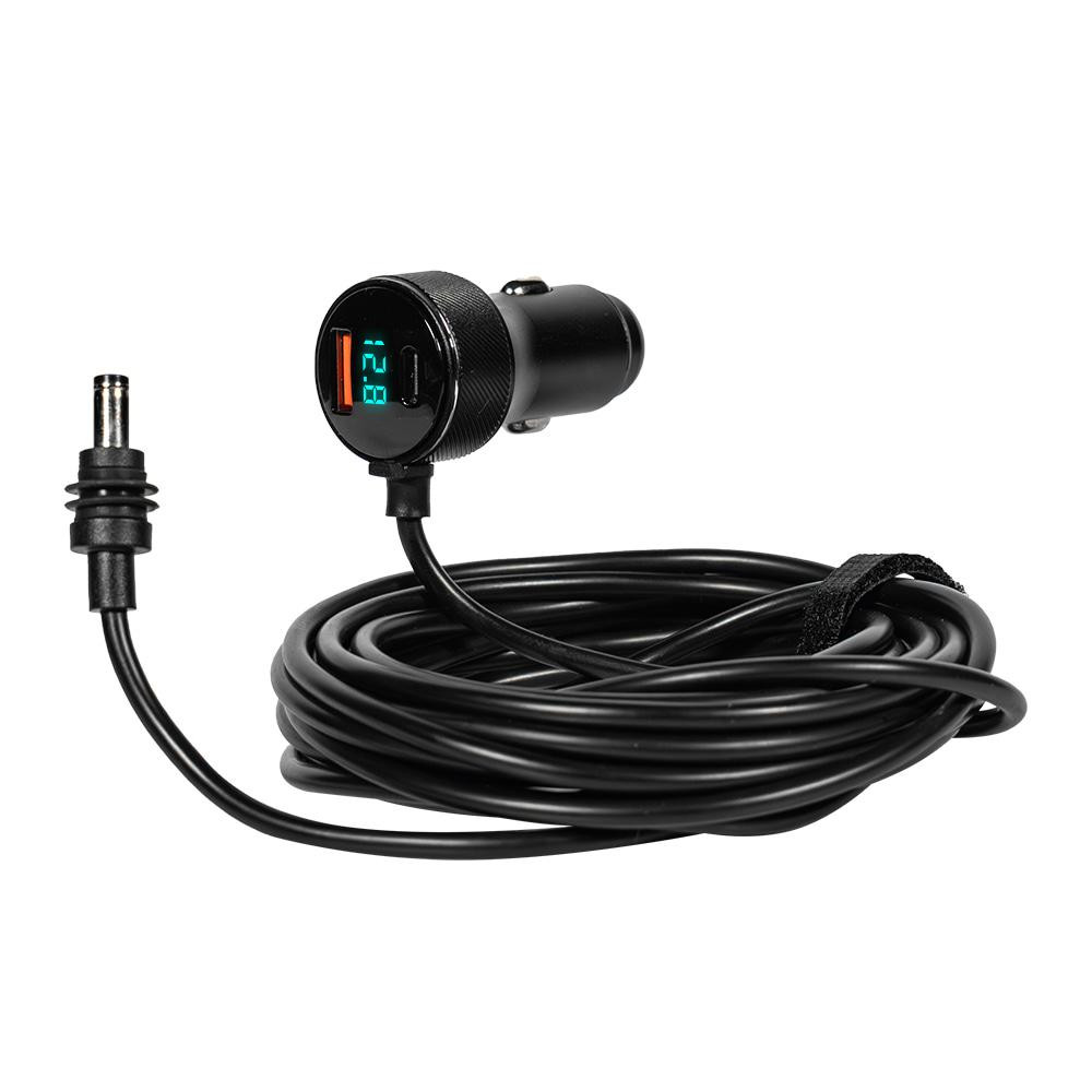 Кабель живлення для Starlink Mini E-NET автомобільний прикурювач/DC з USB Type-C та LED 5м (73-00658) Киев - изображение 6