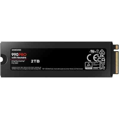 Накопитель SSD M.2 2280 2TB 990 PRO with Heatsink Samsung (MZ-V9P2T0CW) Винница