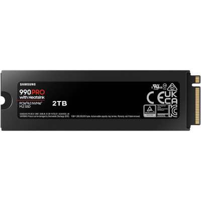Накопитель SSD M.2 2280 2TB 990 PRO with Heatsink Samsung (MZ-V9P2T0CW) Винница - изображение 4