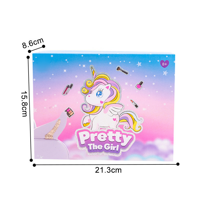 Набор детской косметики Princess Toy 25 предмета в чемодане с  єдинорогом фиолетовий Киев - изображение 4