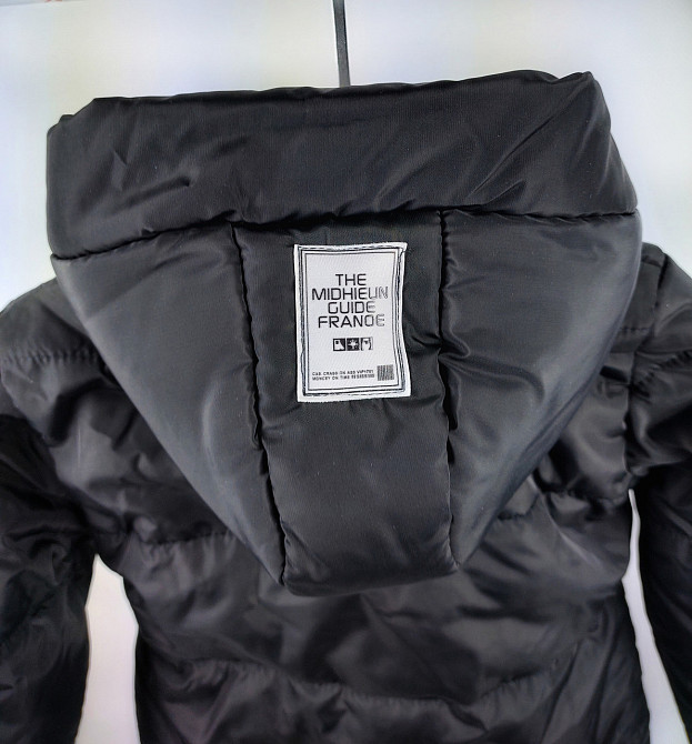 Демисезонная  черная куртка для девочки на 6,7 лет Николаев - изображение 2