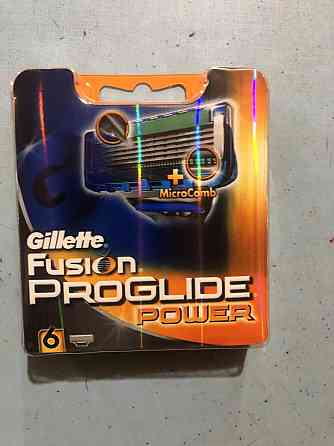 Сменные картриджи Gillette Fusion5 ProGlide Power, 6 шт Львов