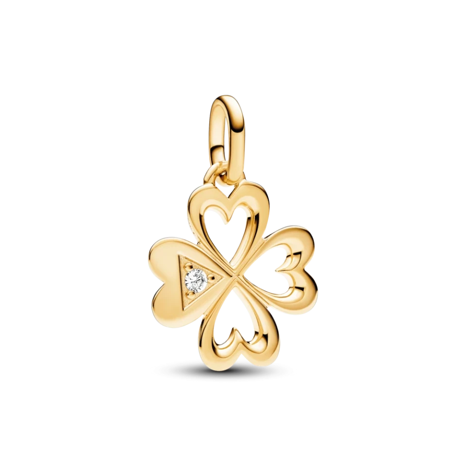 Срібний медальйон "Чотирилиста конюшина" Пандора Мі MasterSem Київ - фото 1