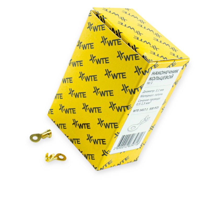 Наконечник дроту "під болт" вушко d3 (500шт) Мукачево - фото 1