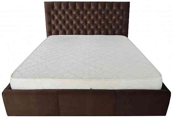 Кровать Двуспальная Cambridge VIP 180 х 200 см Missoni 011 С дополнительной металлической цельносварной рамой Темно-коричневый Киев