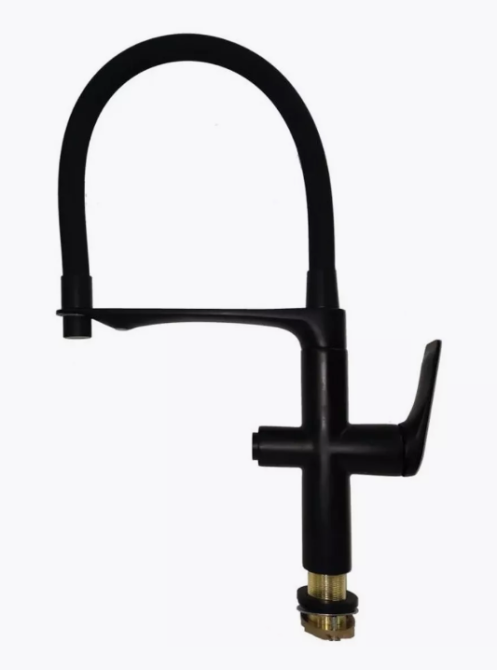 Змішувач для кухні Mixxus Premium DERBY 021 (NUT) BLACK REFL.BLACK з виходом на питну воду чорний (MI6606) Чернівці - фото 6