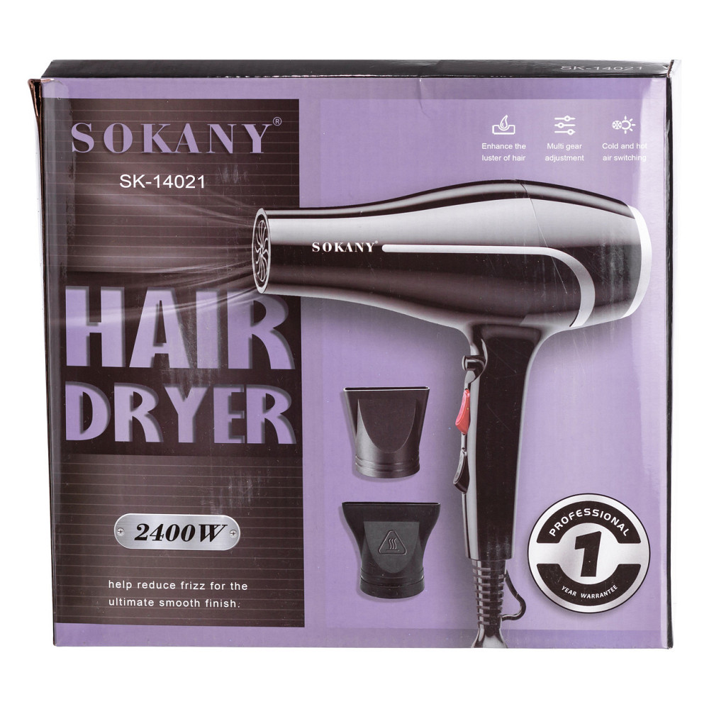 Sokany Фен для волосся з концентратором 2400 Вт Sokany SK-14021 Коломия - фото 7