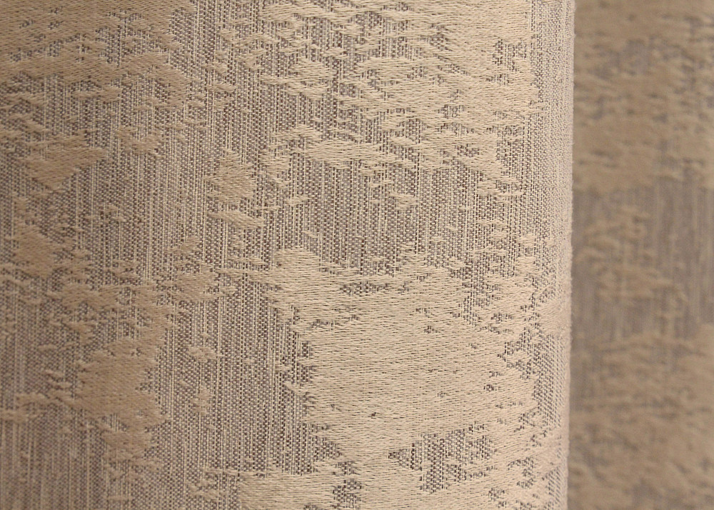 Комплект коротких штор VR-Textil Жакард Sultan YL № 1699ш Темно-бежевий 130х170 см 2 шт (35-0322) Київ - фото 7