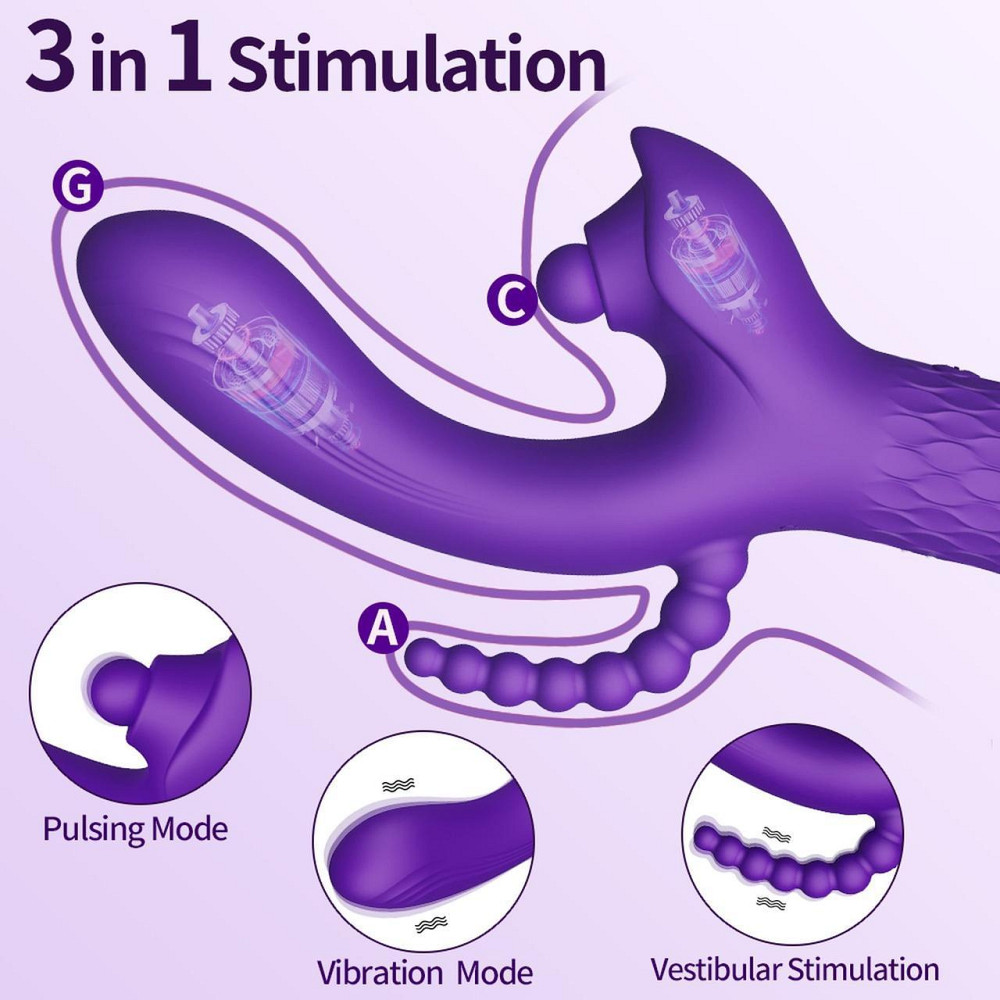 Вибратор - Patty, 7 Vibration Functions, 7 Ball Tapping, USB Sex Aura Киев - изображение 9