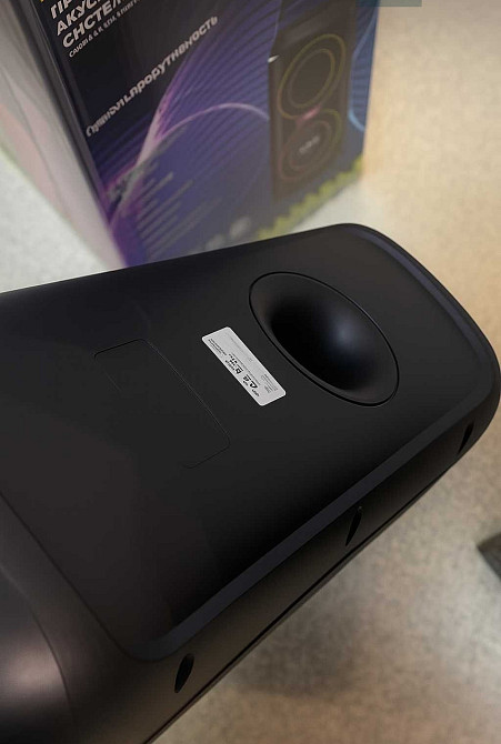 Портативная напольная колонка на 50Вт,  колонка блютуз,  2 микрофона. Киев - изображение 1