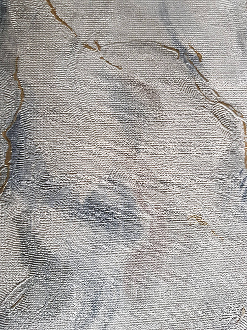 Шпалери метрові вінілові на флізелін Grandeco Poem під штукатурку під мармур сірі зелені золотисті Київ - фото 2