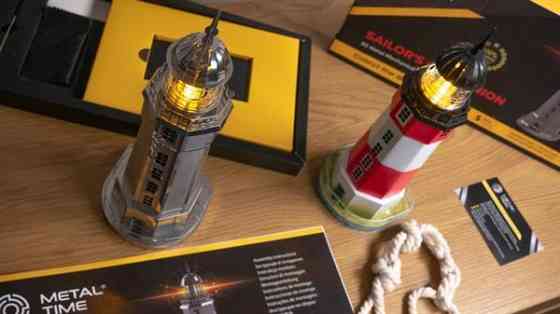 Колекційна модель-конструктор Metal Time Sailor's Companion Маяк із підсвіткою (MT002) Харків