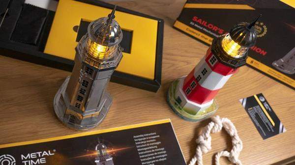 Колекційна модель-конструктор Metal Time Sailor's Companion Маяк із підсвіткою (MT002) Харків - фото 6