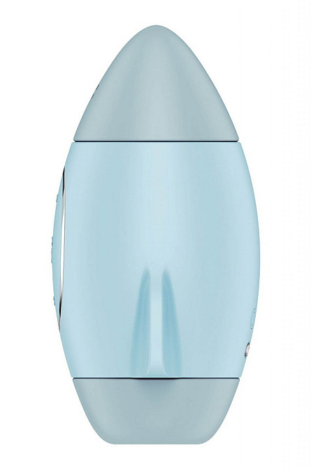 Вакуумный вибратор двойного действия в виде Ракеты Satisfyer Mission Control, голубой Sex Aura Киев - изображение 3