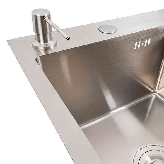 VALESO Кухонна мийка CM 58*48 L нержавійка VALESO Handmade (круглий сифон 3,0/0,8) Киев