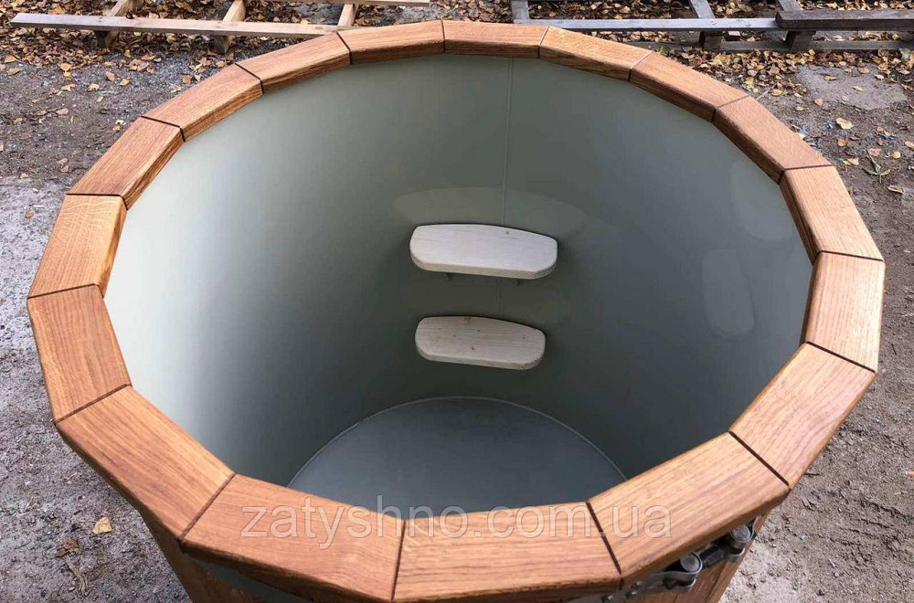 Кругла купіль із поліпропеленовою вставкою діаметром 100 Київ - фото 1