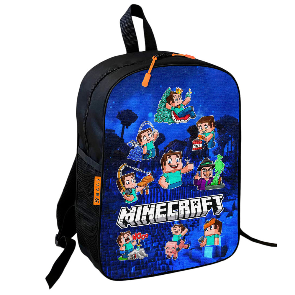 Шкільний рюкзак дитячий Minecraft + Сумка для взуття спортивної форми рюкзак-мішок для хлопчика (01711) Київ - фото 5