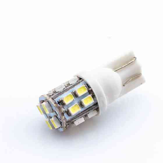 Светодиодная лампа AllLight T10 20 диодов SMD 3020 W2,1x9,5d 12V WHITE Харьков