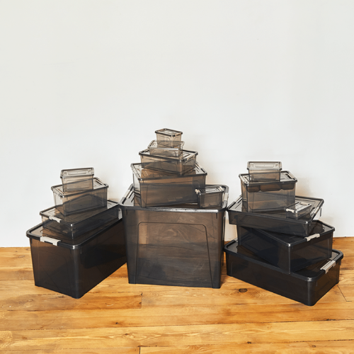 Контейнер 18л коричневий прозорий/какао Smart Box Алеана Житомир - изображение 4