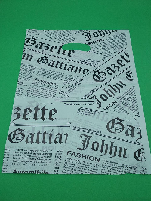 Пакеты с вырубной ручкой (25*35)