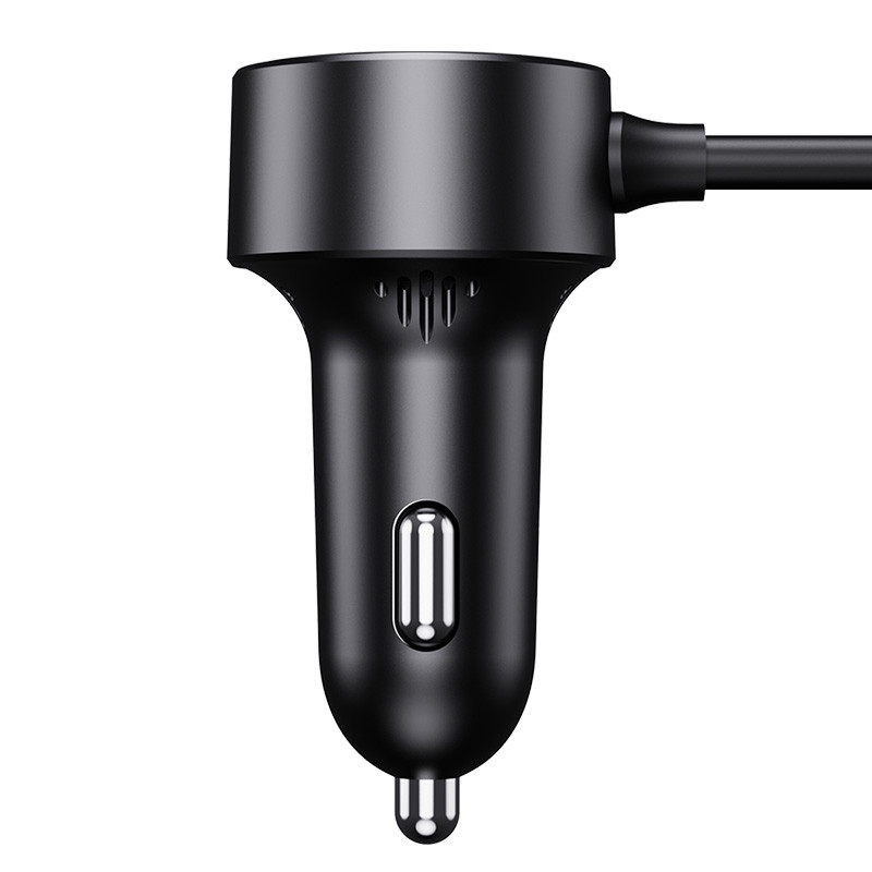 Автомобильное зарядное устройство Baseus High Efficiency Pro 1-for-2 Car Cigarette Lighter 30W Cosmic Black Одесса - изображение 5