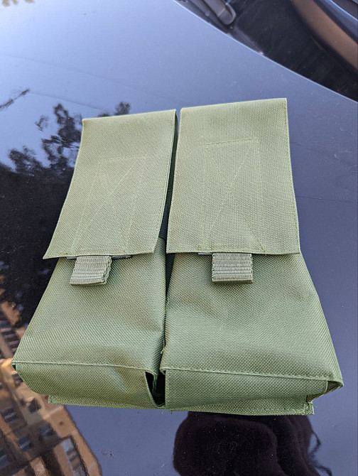 Підсумок під АК підвійний на 4 магазини, Molle, Кольори: Хижак, Олива, Піксель (виробник) Дніпро - фото 6