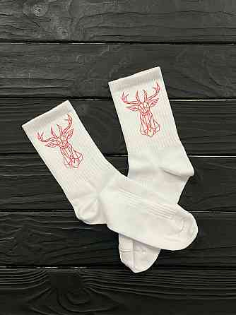 Новорічні шкарпетки з оленями 44-46 Черновцы