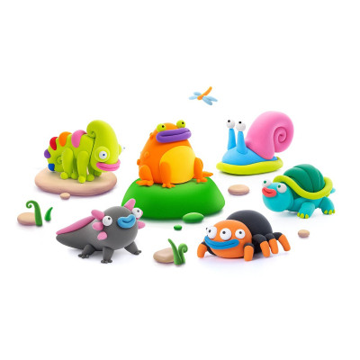 Набір для творчості Lipaka пластилину, Екзотичні тварини 6 персонажів (15025-UA01) Вінниця - фото 5