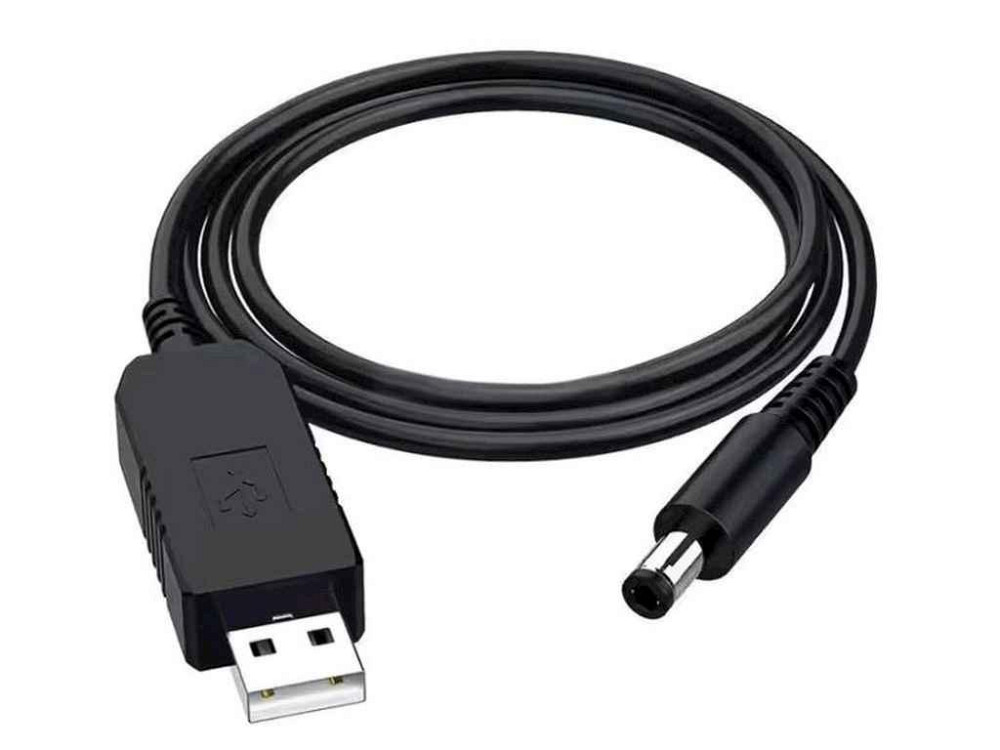 Кабель DC-USB 9V 5,5x2,1mm (для роутера від повербанка) ТМ Китай Київ - фото 1