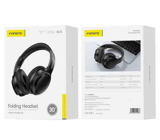 Навушники Foneng Neckband Sport (BL53-BL) Чорний Харьков