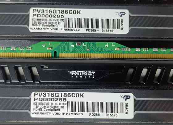 Оперативна память PATRION VIPER DDR3 16GB - 1866MHz - У РОБОЧОМУ стані. Харків