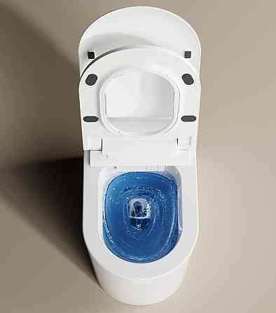 Розумний смарт унітаз GYE G6 з автоматичним відкриттям, підігрівом сидіння, нічним підсвічуванням та УФ-стерилізацією (894169142) Київ