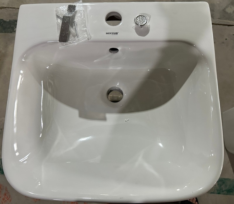 Раковина моноблок Mixxus BEVEL-1101 з отвором під змішувач та переливом 450х435х835mm   ( MI6697 ) 23276 Харків - фото 7