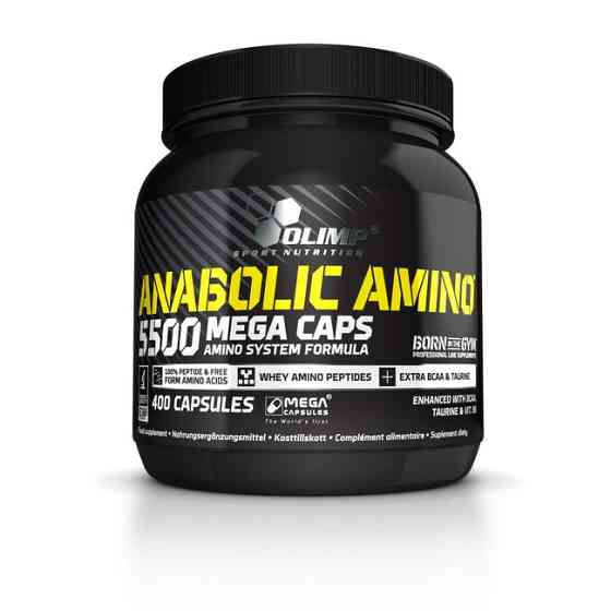Амінокислотний комплекс Olimp Anabolic Amino 5500 Mega Caps 400 капсул Луцьк