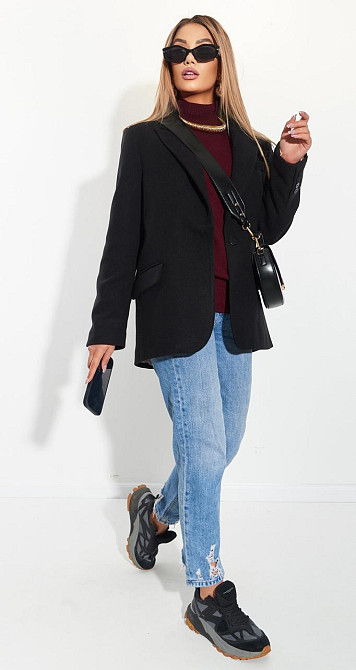 Кашемірове пальто піджак ОВЕРСАЙЗ (46) Київ - фото 7