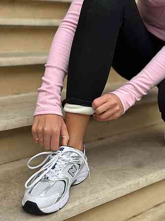 Жіночі базові теплі лосини в рубчик на хутрі Одеса