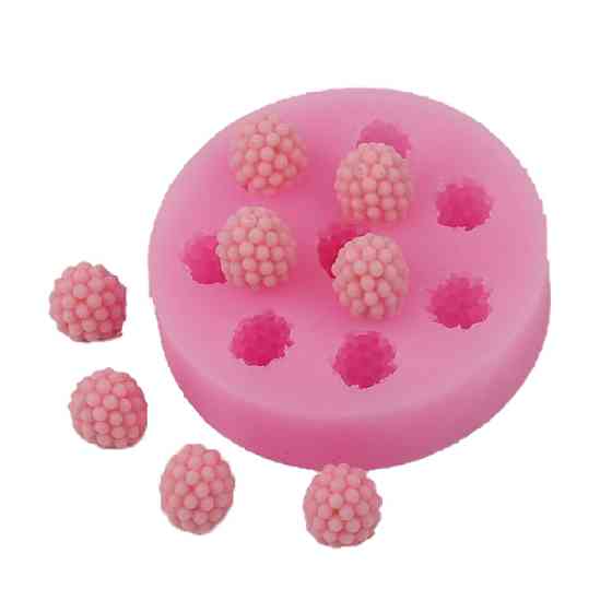 Молд силиконовый Ежевика 75 на 78 мм розовый Киев