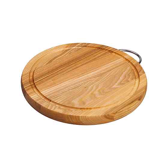 Круглая деревянная разделочная доска из ясеня 25 см Киев