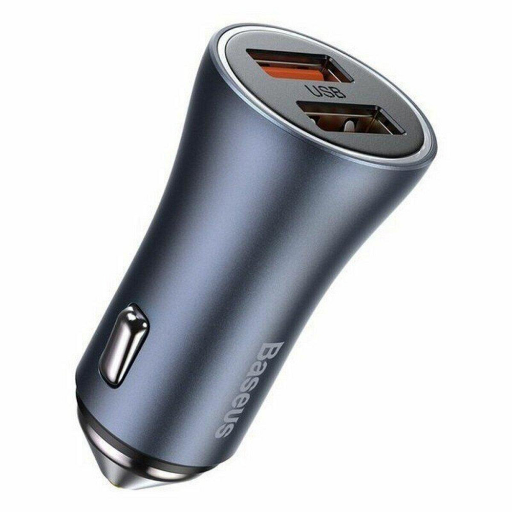 Автомобільний зарядний пристрій Baseus Golden Contactor Pro Dual Quick Charger Car Charger U+U 40W Ковель - фото 1